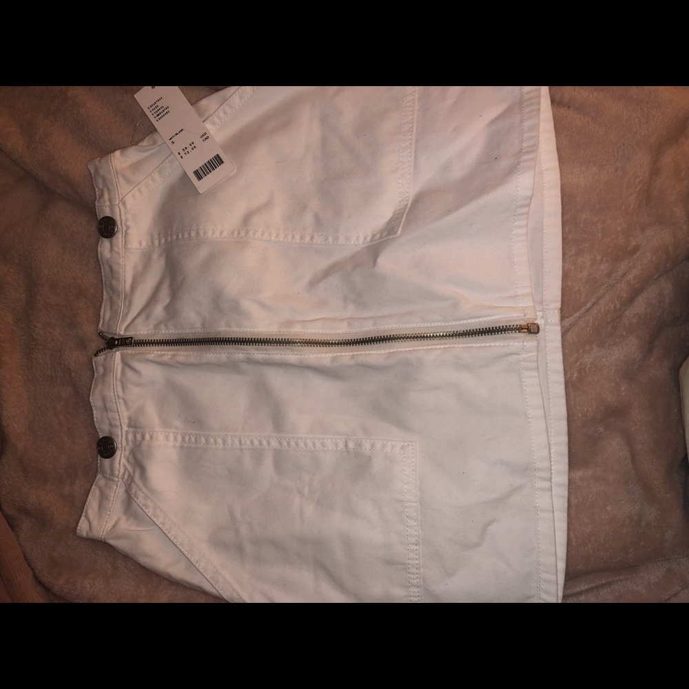 White BDG mini skirt